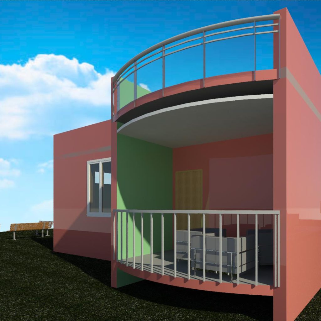 Corner elevation 2